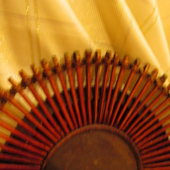 VINTAGE BAMBOO CANDLE HOLDER( GRAPES) FLOWERS) NICE BALLS ETC. - Picture 12 of 16